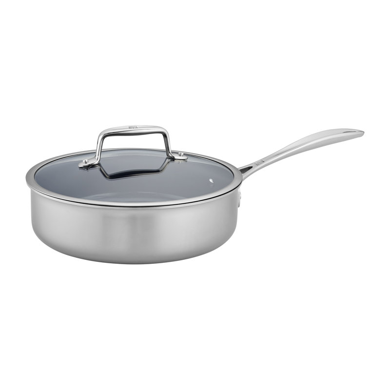 Zwilling JA Henckels 3 qt. Stainless Steel Saute Pan with Lid & Reviews